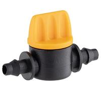 Válvulas para Riego por Goteo para Tubo Secundario Ø6 mm | Pack de 10 Unidades | Control Preciso del Flujo de Agua en Derivaciones | Fácil Instalación Manual | AROZ