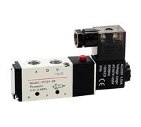 Válvulas solenoides 1/4'' bsp 1/8" 3/8” 1/2" de placa 5/2 5 vías 4M210-08B 4M310-10B 4M410-15 4M110-06 4M220-08(4M410-15,AC 220V)