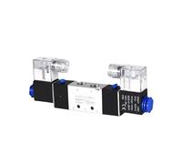 Válvulas solenoides 4V120-06, 4V220-08, 4V320-10 y 4V420-15ic, 5/2 vías, puerto de bobina simple, CC 24 V, CA 220