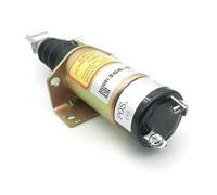 Válvulas solenoides de cierre de 12 V 24 V para generador eléctrico, solenoide de parada de aceite de motor 366-07197 366-07198