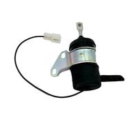 Válvulas solenoides de parada de motor de instalación rápida de 12 V, solenoide de apagado de combustible, sustituye a 1685160014 para equipos alimentados por combustibles, apagado del motor de la