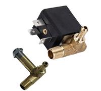 Válvulas solenoides eléctricas de latón 2035, normalmente cerradas, control de flujos de agua caliente, normalmente cerrado, aumento de presión duradero