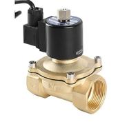 Válvulas solenoides for fuentes de 1-1/4" normalmente abiertas, válvula solenoide impermeable de latón DN32 for uso bajo el agua, 220 V, 110 V, 24 V y 12 V(BSP-380V-NBR-SEAL)