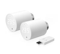 Pack 2x Válvula Termostática p/ Radiador BLU TRV WiFi/Bluetooth + Unidad de Control - SHELLY