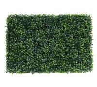 Valyria Home Jardín Vertical Artificial 12 Unidades 40x60 cm | Setos de Boj para Pared Interior y Exterior | Color Verde Oscuro | Sin Protección UV | Paneles Decorativos de Plantas Artificiales