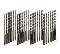 VALYRIANTOOL Paquete de 24 brocas SDS Plus para martillo rotativo de 3/16 pulgadas x 6 pulgadas, punta de carburo para ladrillo, mampostería, piedra y hormigón (3/16 x 4 x 6 pulgadas)