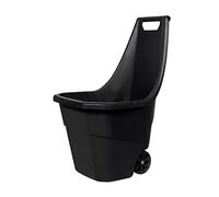 VAM CARRO JARDIN MULTIUSOS LOAD&GO 55L NEGRO MADERA 4 RUEDAS