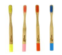 Vamboo Cepillo Dientes Infantil Medio Naranja