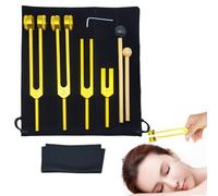 Vamend 128 Hz - Aleación de aluminio, 8.46, Juego de diapasón Vibración más profunda | Diapasones Sonoros Terapéuticos, Terapia Vibracional para meditación, yoga, baños de sonido, reiki, relajación