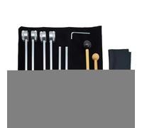 Vamend 128Hz Aleación de Aluminio 8.46 Juego Diapasón Vibración más Profunda | Diapasón Terapéutico, Terapia Vibracional para Meditación, Yoga, Baño de Sonido, Reiki, Relajación