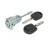 Vamhhx Kit De Reparación Cilindro Cerradura Puerta para Seat Cordoba Ibiza III 6L3837167B/6L3837168B con Llave 2002-2008 Fecho centralizado(RINGT2 x Key)