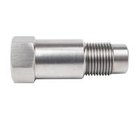 Vamhhx Sensor Oxígeno O2 Adaptador Espaciador De Sensor De O2 De Catalizador Pequeño M18X1.5, 2 Piezas Adaptador Espaciador De Sensor Luz De Verificación del Motor CEL