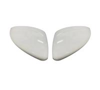 Vamhhx Tapas Cubierta Espejo Cubierta De Espejo Retrovisor Puerta Lateral Embellecedores Coche, Estilo Lateral Izquierdo + Derecho 2 Piezas para Peugeot 208/2008 2012-2018(White)