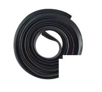 Vamhhx Tira Sellado Goma Relleno Huecos Ventana Lateral Coche Aislamiento Acústico Impermeable A Prueba Viento Tiras Sellado 7 Formas Tira Goma(4m)