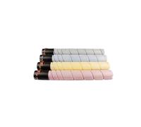 VAMOARPOL Cartucho de tóner TN228, Compatible con Konica Minolta Bizhub C226i, C266i, C286i, C7222i y C7228i Accesorios de Impresora(Y)