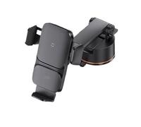 VAMOARPOL Compatible con el Soporte de Cargador inalámbrico for Coche Baseus, Soporte for Tablero de teléfono móvil, Carga Qi(Suction Cup Type)