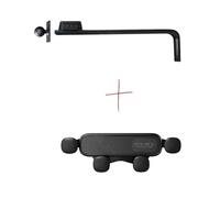 VAMOARPOL Compatible con Mercedes Benz GLE W167, Soporte de teléfono for Coche, Base Fija, Soporte de navegación, Carga inalámbrica(Base and Holder 1)