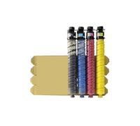 VAMOARPOL Compatible con Ricoh, 1 Juego de Cartuchos de tóner MPC3503 for Aficio MPC3003 C3004 C3503 C3504, Conjunto de Colores CMYK Accesorios de Impresora