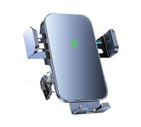 VAMOARPOL Soporte for teléfono de Coche con sujeción automática Solar, Compatible con el Modelo Y, Juniper, Modelo 3, Highland(Starry Gray)