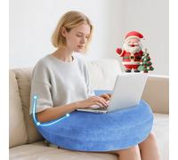 vamorry Almohada de apoyo de brazo para cama y sofá: almohada ergonómica en forma de U con reposacodos para adultos y niños, reduce el dolor de brazos y la fatiga durante el juego, lectura, trabajo y