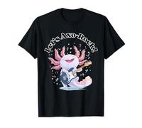 ¡Vamos a Axo-Rock! Lindo Axolotl Música Camiseta