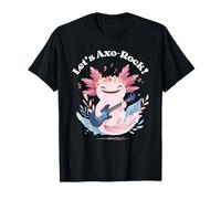 ¡Vamos a Axo-Rock! Lindo Axolotl Música Camiseta