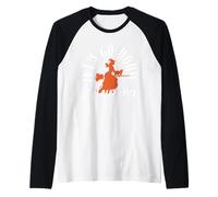 Vamos a Buscar casa, Divertida Bruja de Halloween, Espeluznante Bruja Camiseta Manga Raglan