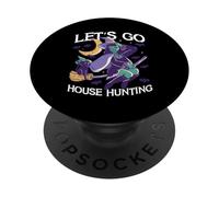 Vamos a Buscar casa, Divertida Bruja de Halloween, Espeluznante Bruja PopSockets PopGrip Adhesivo
