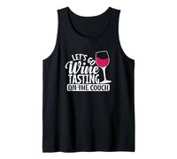 Vamos a cata de vinos en el sofá Camiseta sin Mangas