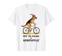Vamos a causar un lío al Pastor alemán Funny Weirdcore Camiseta