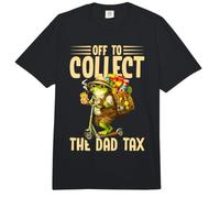 Vamos a cobrar el impuesto de papá, Divertida Rana, Papá, Día del Padre Comfort Colors Adult Heavyweight T-Shirt