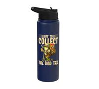 Vamos a cobrar el impuesto de papá, divertida rana, Papá, Día del Padre Stainless Steel Insulated Water Bottle