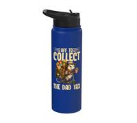 Vamos a cobrar el impuesto de papá, divertida zarigüeya, papá, Día del Padre Stainless Steel Insulated Water Bottle