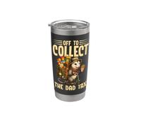Vamos a cobrar el impuesto de papá, divertida zarigüeya, papá, Día del Padre Vaso térmico de acero inoxidable de doble pared