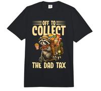 Vamos a cobrar el impuesto del Padre, el Divertido Mapache del Día del Padre Comfort Colors Adult Heavyweight T-Shirt