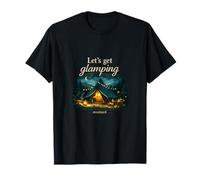 Vamos a Conseguir Glamping Cottagecore Forest Estética Camiseta