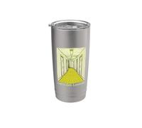 Vamos a conseguir Liminal Pasillo Vacío Weirdcore Dreamcore Vaso térmico de acero inoxidable de doble pared