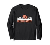Vamos a conseguir Nectar-Nasty Funny Nectarine Fruit Nectarine Lover Manga Larga