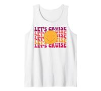 Vamos a crucero barco de vacaciones barco crucero diversión océano cruceros Camiseta sin Mangas