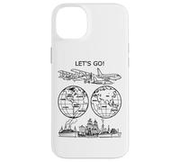 Vamos a Dar la Vuelta al Mundo Vintage Travel Art 2 Shapes Mania Carcasa para iPhone 14 Plus