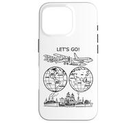 Vamos a Dar la Vuelta al Mundo Vintage Travel Art 2 Shapes Mania Carcasa para iPhone 16 Pro