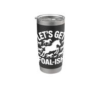 Vamos a divertirse para amantes de los caballos Foal-Ish Vaso térmico de acero inoxidable de doble pared