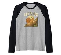 Vamos a Escalar Caracoles determinados Camiseta Manga Raglan