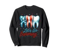 ¡Vamos a explorar! Dentista Aventura Dientes del 4 de julio Sudadera