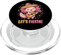 ¡Vamos a Fiesta! Adorable Mariachi Axolotl Cinco De Mayo PopSockets PopGrip para MagSafe