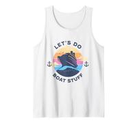Vamos a Hacer Cosas de Barco Crucero Vacaciones Camiseta sin Mangas