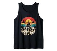 Vamos a hacer cosas de velero Aventura en la playa Viaje de verano Vela Camiseta sin Mangas