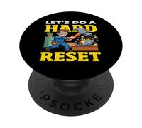 Vamos a Hacer un Hard Reset Hammer Computer Smash IT PopSockets PopGrip Adhesivo