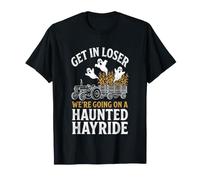 Vamos a Hacer un Paseo embrujado... Fantasma Espeluznante Halloween Camiseta