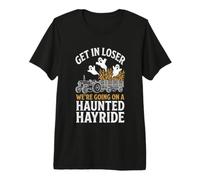 Vamos a Hacer un Paseo embrujado... Fantasma Espeluznante Halloween Camiseta Premium
